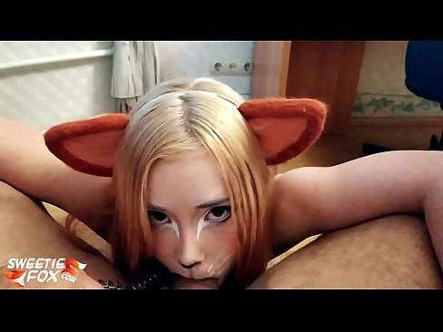 ❤️ Kitsune sluger pik og sæd i sin mund ☑ Porn video at da.libporno.ru ️❤